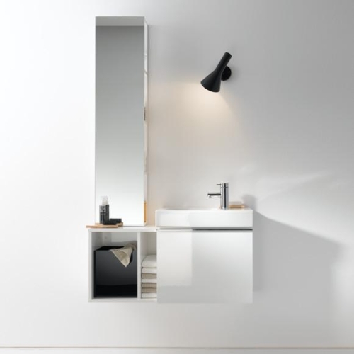 Geberit iCon oldalelem tárolódobozzal, 37x40x24.5cm, magasfényű lakkozott platina 840139000