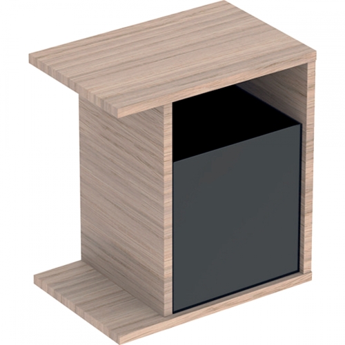 Geberit iCon oldalelem tárolódobozzal, 37x40x24.5cm, melaminos faszerkezet természetes tölgy 841139000