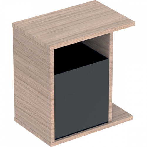 Geberit iCon oldalelem tárolódobozzal, 37x40x27.3cm, melaminos faszerkezet természetes tölgy 841239000
