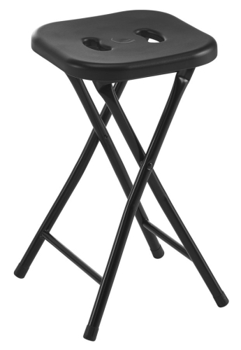 Sapho fürdőszobai szék, fekete CO7614