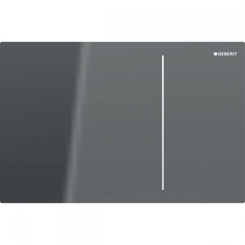 Geberit Sigma70 működtetőlap, 2 mennyiséges öblítéshez, Sigma falsík alatti öblítőtartályhoz 12 cm, láva 115.620.JK.1