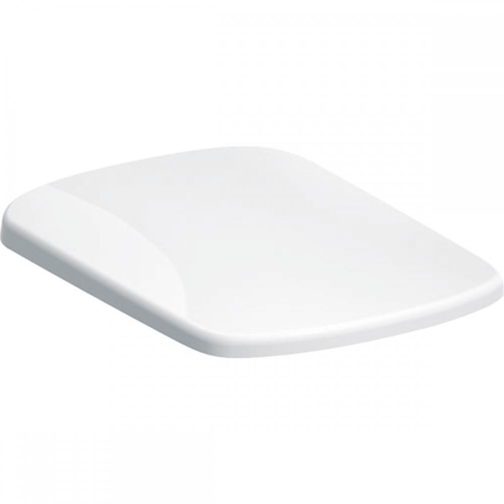 Geberit Selnova Compact WC-ülőke, szögletes design, rögzítés felülről, fehér 501.928.01.1
