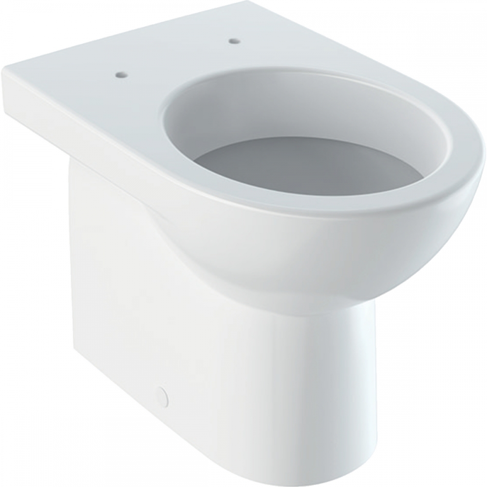 Geberit Selnova álló WC, mélyöblítésű, falhoz illeszkedő, hátsó kifolyású, részben zárt forma, 53cm 500.286.01.1 (K)