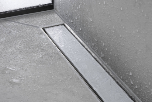 Hansgrohe RainDrain Match Zuhanylefolyó színkészlet 100 cm, állítható magasságú kerettel fehér 56041450