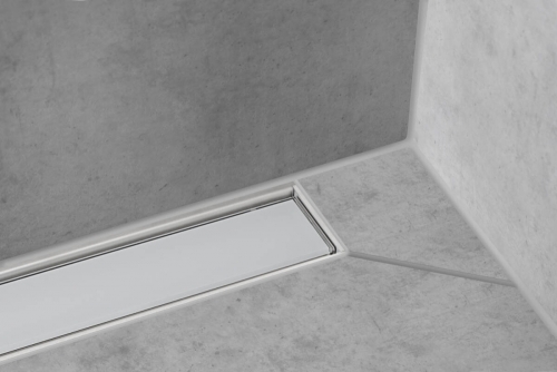 Hansgrohe RainDrain Match zuhanylefolyó színkészlet 70 cm, állítató magasságú kerettel fehér 56037450
