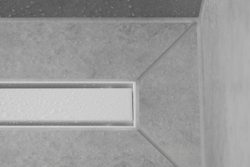 Hansgrohe RainDrain Match zuhanylefolyó színkészlet 120 cm, állítható magasságú kerettel matt fehér 56042700