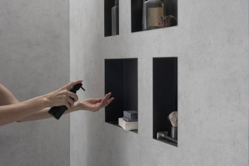 Hansgrohe XtraStoris Minimalistic falfülke keret nélkül, 300/150/100 rozsdamentes acél 56070800
