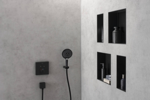 Hansgrohe XtraStoris Minimalistic falfülke keret nélkül, 300/150/100 rozsdamentes acél 56070800