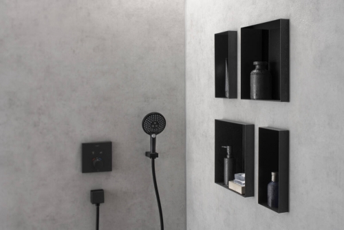 Hansgrohe XtraStoris Minimalistic falfülke keret nélkül, 300/150/100 rozsdamentes acél 56070800