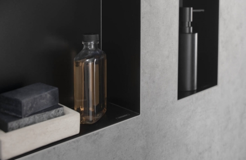 Hansgrohe XtraStoris Minimalistic falfülke keret nélkül, 300/150/100 rozsdamentes acél 56070800