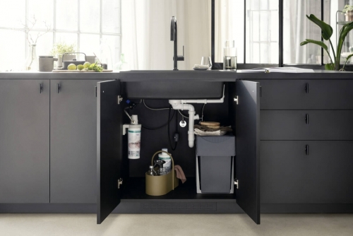 Hansgrohe Aqittura M91 Vízszűrős konyhai csaptelep 210, kihúzható zuhanyfejjel, 1jet, sBox, indulókészlet, króm 76800000