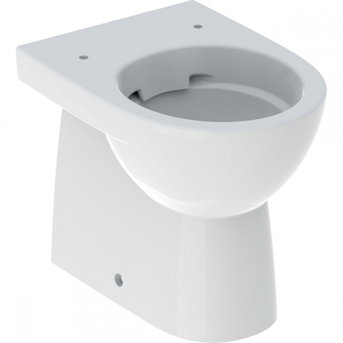 Geberit Selnova Compact álló WC, mélyöblítésű, alsó vagy hátsó kifolyású, falhoz illeszkedő, rövidített, Rimfree, 48cm 500.394.01.1