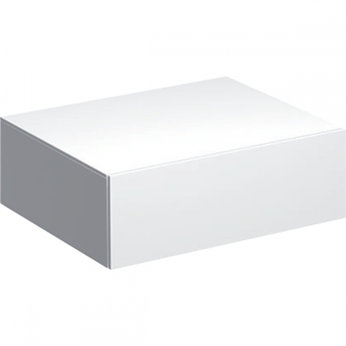 Geberit Xeno 58 oldalsó kiegészítő szekrény egy fiókkal, magasfényű fehér 500.507.01.1