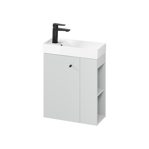 Cersanit Larga 50x22 cm mosdótartó szekrény, szürke S932-066-DSM