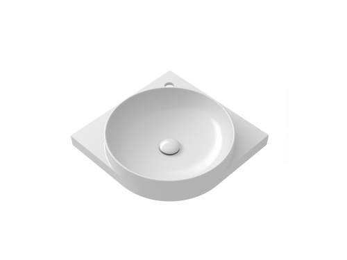 Ravak Yard C 45 cm kerámia sarok mosdó, fehér XJX01245000