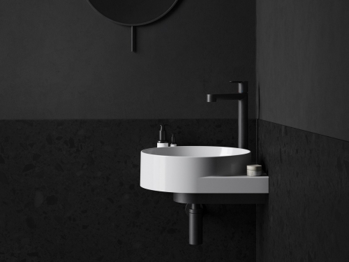 Ravak Yard C 45 cm kerámia sarok mosdó, fehér XJX01245000