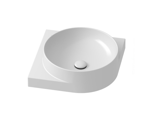 Ravak Yard C 45 cm kerámia sarok mosdó, fehér XJX01245000