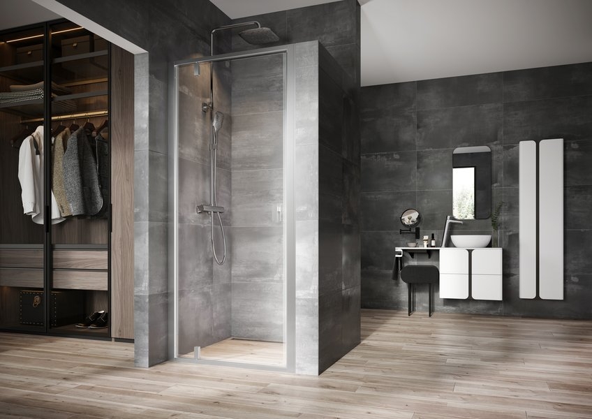 Ravak Nexty NDOP1 80 zuhanyajtó szatén+transparent 03O40U00Z1