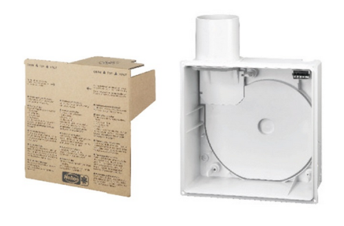 Helios ELS-GU falba süllyesztett ventilátorház visszacsapószeleppel H00008111