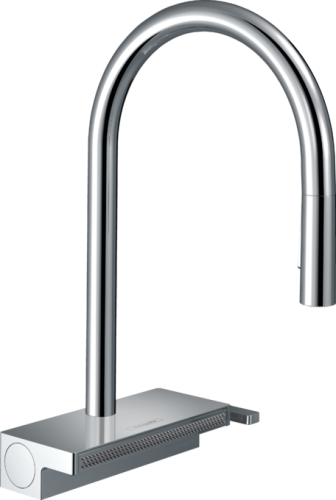 Hansgrohe Aquno Select M81 konyhai csaptelep 170 3jet, kihúzható kifolyóval, sBox, króm 73831000