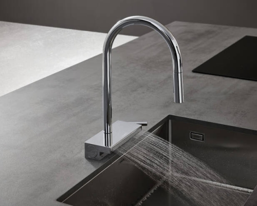 Hansgrohe Aquno Select M81 konyhai csaptelep 170 3jet, kihúzható kifolyóval, sBox, króm 73831000