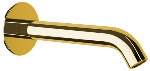 Sapho Fali kerek kifolyócső, 165mm, arany (BO517)