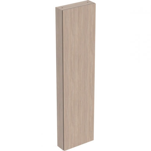 Geberit iCon magas szekrény, egy ajtóval és belső tükörrel, rövidített kivitel, 45x180x15cm, Tölgy/Melaminos faszerkezet 502.317.JH.1
