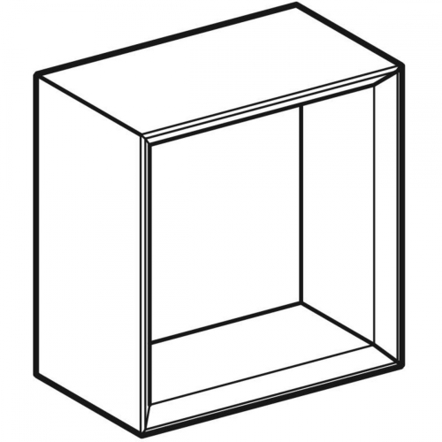 Geberit iCon négyzetes falidoboz, 22.5x23.3x13.2cm, Tölgy/Melaminos faszerkezet 502.321.JH.1