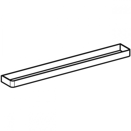 Geberit törölközőtartó fürdőszobabútorokhoz, 42.4x1.9x4.9cm, homokszürke/matt pórszórt 502.328.JL.1