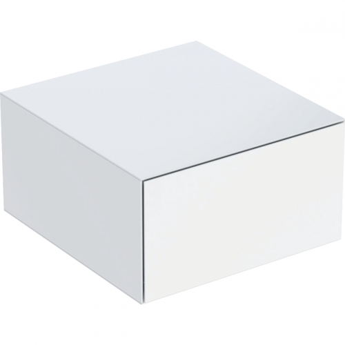 Geberit ONE oldalsó szekrény, egy fiókkal, 45x24.5x 47cm, fehér/matt bevonat 505.078.00.2