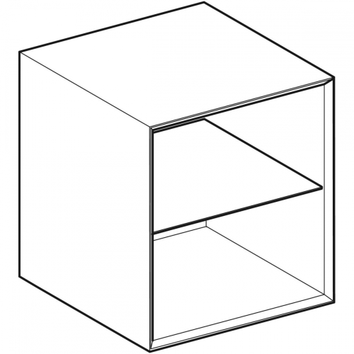 Geberit ONE oldalsó polcelem, 45x49.2x47cm, fehér/fényes bevonat 505.079.00.1