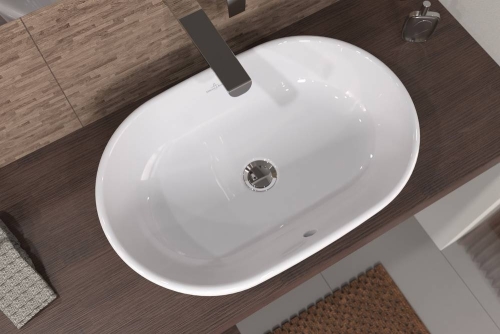 Villeroy & Boch Architectura 60x40 cm ráültethető mosdó túlfolyóval CeramicPlus felülettel 5A2660R1
