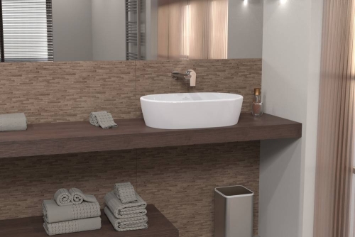 Villeroy & Boch Architectura 60x40 cm ráültethető mosdó túlfolyóval CeramicPlus felülettel 5A2660R1