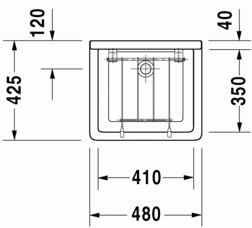 Duravit Starck 3 Falikút 0313480000