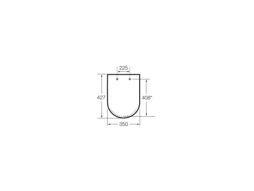 Roca The Gap Compact lassú záródású slim wc ülőke A801732001