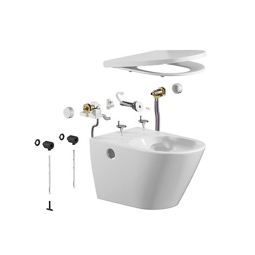 Cersanit (MEISSEN-KERAMIK) Genera manual bidé funkciós okos wc ülőkével S701-510