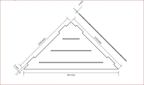 Sapho BEMETA CYTRO beépíthető polc, csiszolt 101302425