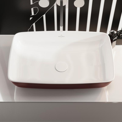 Villeroy & Boch Artis 58x38 cm ráültethető mosdó Bordeaux 417258BCS9