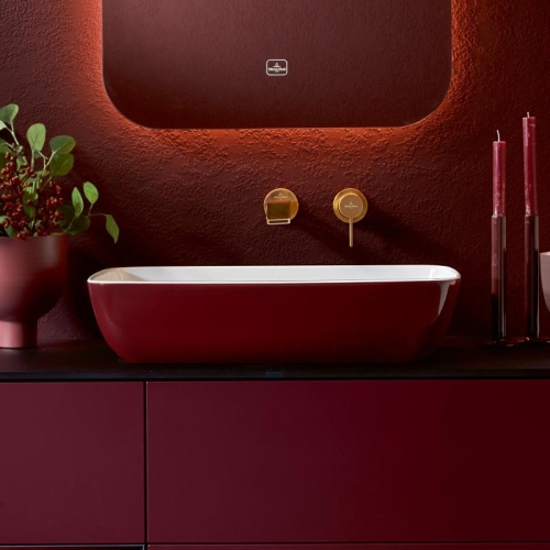 Villeroy & Boch Artis 58x38 cm ráültethető mosdó Bordeaux 417258BCS9