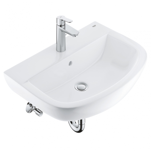 Grohe Bau Ceramic Mosdókagyló garnitúra 55 + BauEdge mosdócsaptelep 39643000