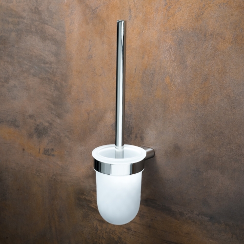 Sapho BEMETA ORGANIC fali WC-kefetartó, 95x360x123mm, tejüveg/króm 157113141