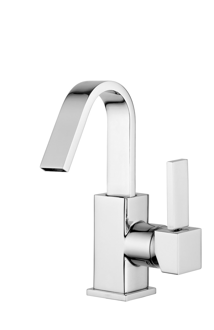 Bugnatese Inside Bidet csaptelep leeresztővel tört kifolyóval, szálcsiszolt nikkel 9223NS