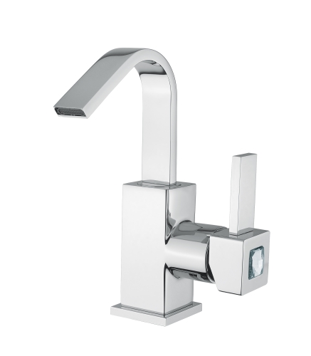 Bugnatese Inside Bidet csaptelep leeresztővel swarovski fogantyúval, matt fehér 9223KOP