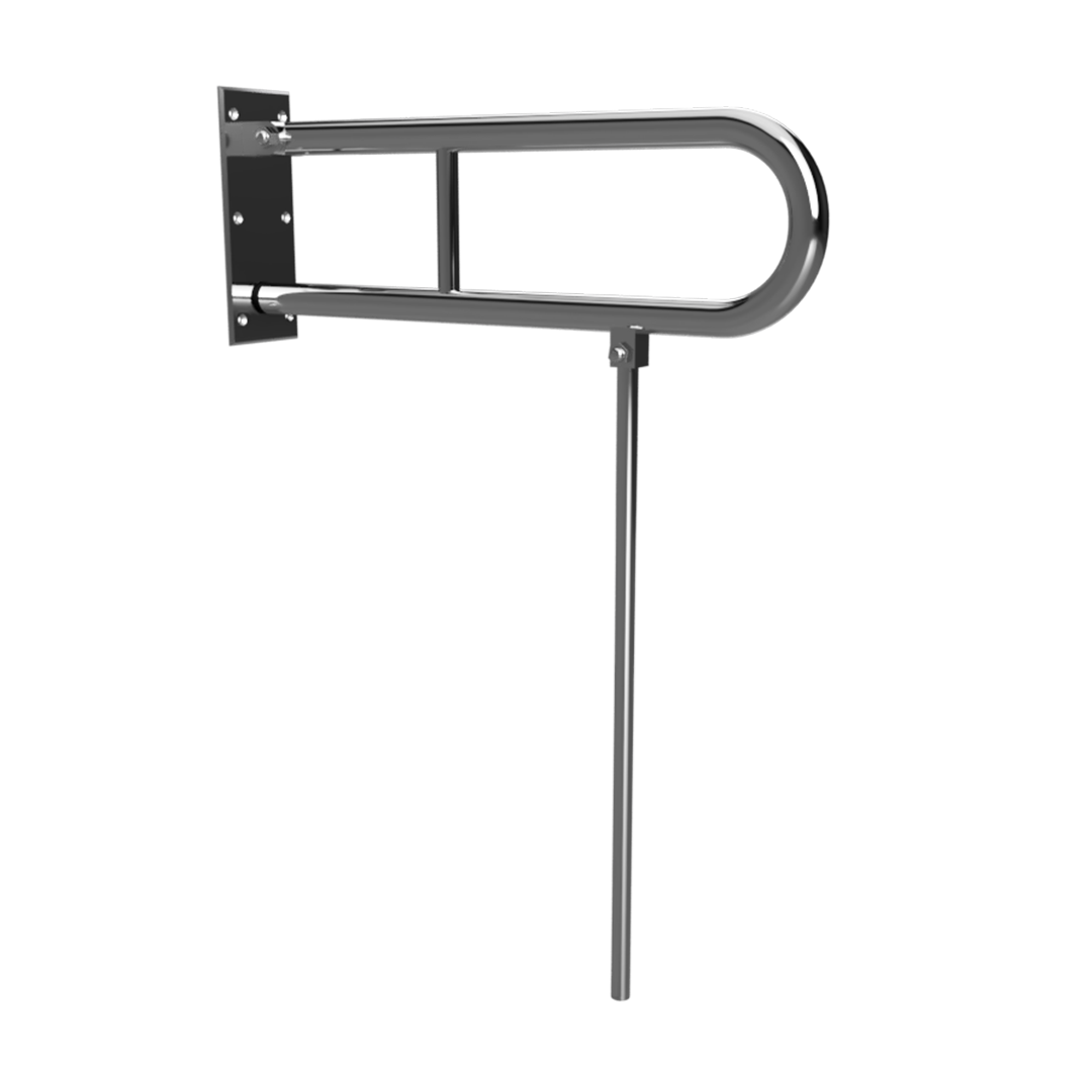 Sapho BEMETA HELP Felhajtható kapaszkodó, U-típus támasztékkal, 850mm, matt 301606322N