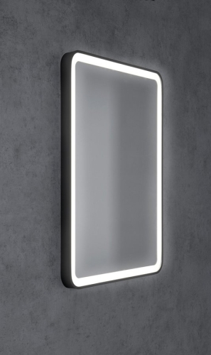 Sapho VENERO tükör LED világítással, 60x80cm, fekete VR260