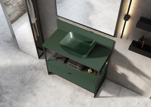 AREZZO design Click Clack lefolyó, matt zöld AR-168280