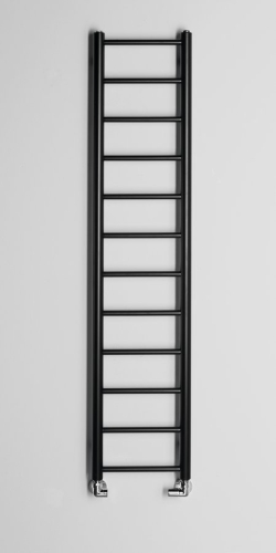 Sapho DINA 300x1380 mm fürdőszobai radiátor, matt fekete IR373B