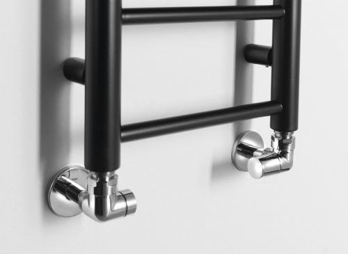 Sapho DINA 300x1380 mm fürdőszobai radiátor, matt fekete IR373B
