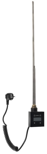 Sapho KTX Elektromos termosztátos fűtőpatron, 800W, matt fekete KTX-B-800