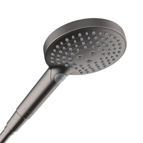 Hansgrohe Raindance Select S 120 3jet PowderRain kézizuhany, szálcsiszolt fekete króm 26014340